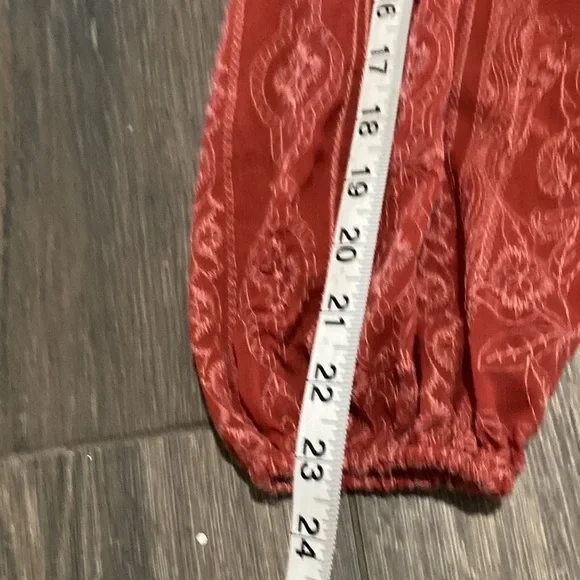 TAYLOR & SAGE Lace Boho Gauze Top S.   B - Picture 9 of 9